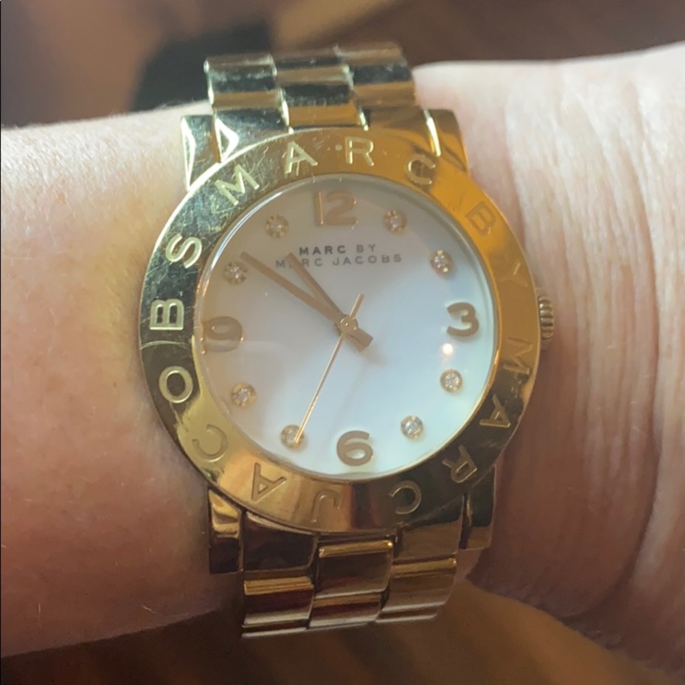 Marc by Marc Jacobs gold watch